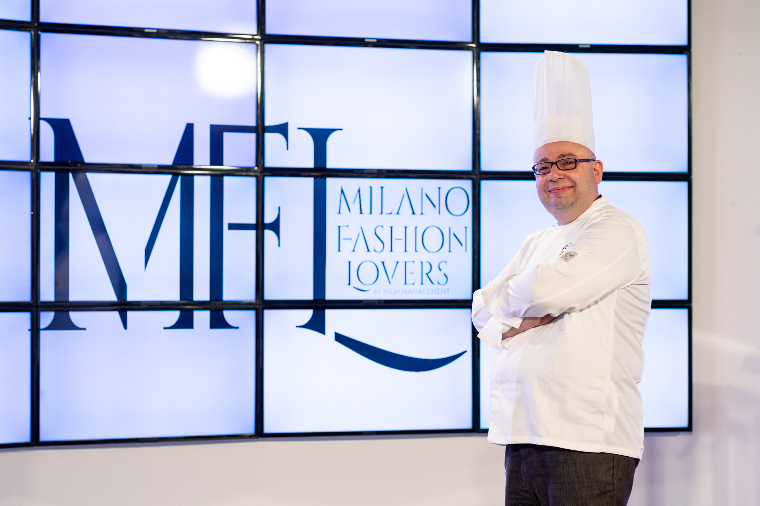 Il Maestro Chef della Frutta Andrea Lopopolo : successo e gradimento di pubblico a Milano Fashion Lovers