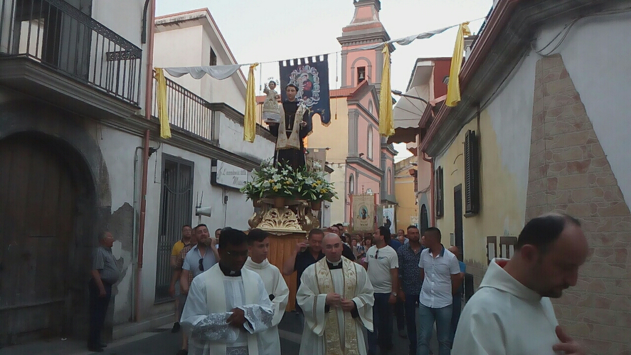Brusciano Grande partecipazione alla Solennità di Sant’Antonio di Padova con il Vescovo S. E. Mons. Marino.  (Scritto da Antonio Castaldo)