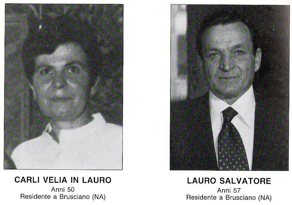 -Brusciano: Salvatore Lauro e Velia Carli vittime della Strage di Bologna del 2 Agosto 1980. Sindaco Montaniile 