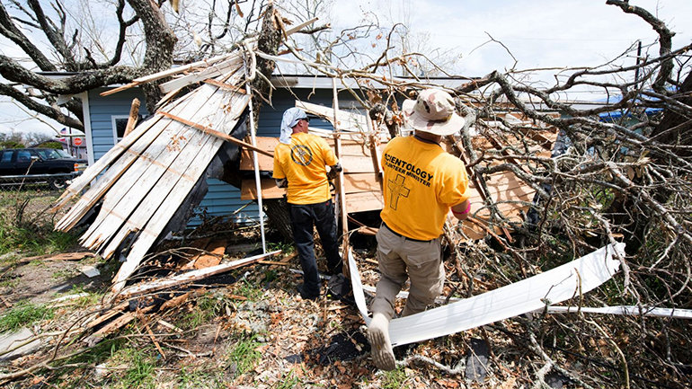 I Ministri Volontari della Chiesa di Scientology portano soccorso negli USA dopo l’uragano Harvey