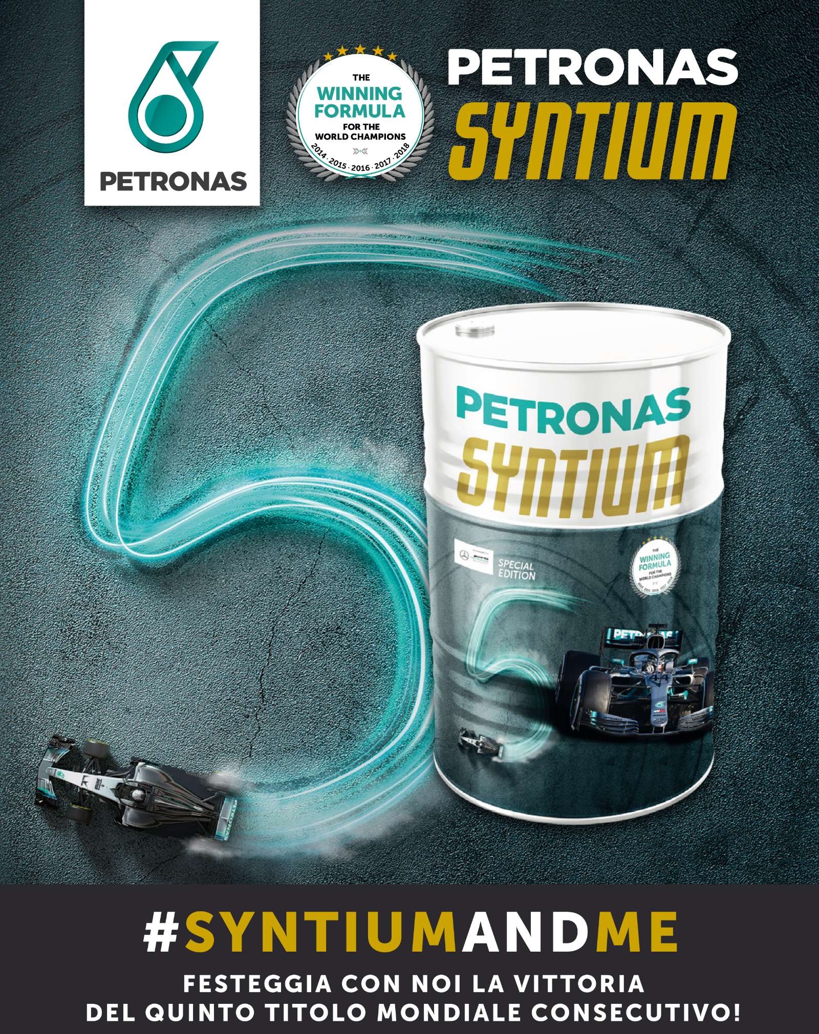 Concorso Petronas #SyntiumAndMe: protagonisti della Formula Uno