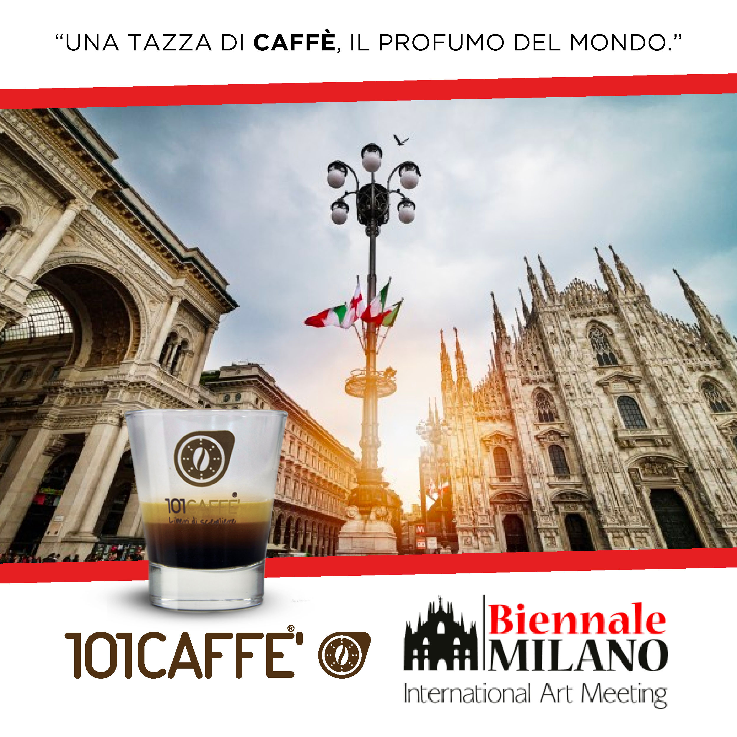 101CAFFE’ A BIENNALE MILANO - INTERNATIONAL ART MEETING “L’arte incontra la cultura del caffè”