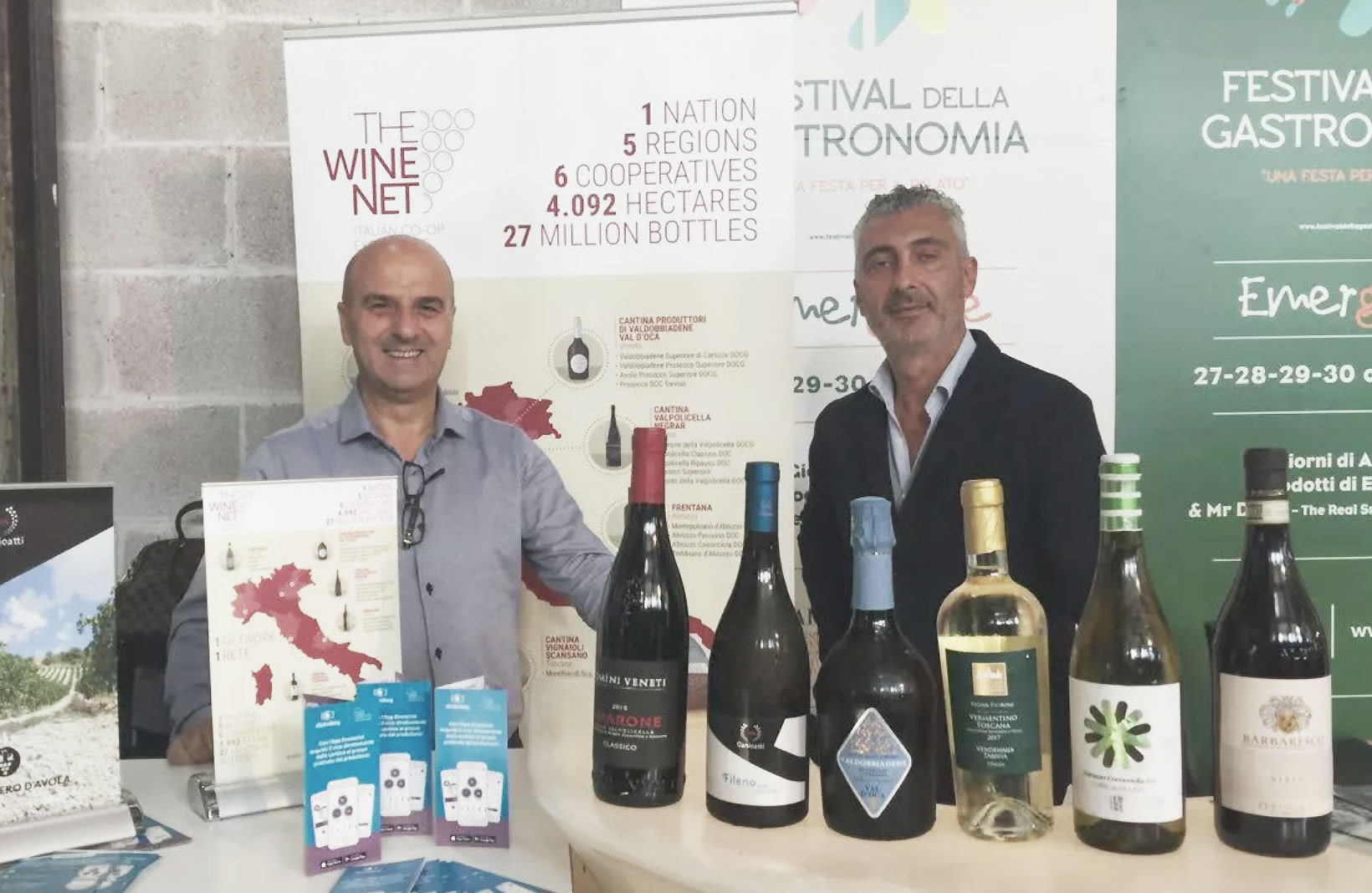 The Wine Net – Italian Co-Op Excellence rinnova la partecipazione al Festival della Gastronomia di Roma