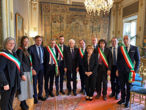Quirinale, incontro tra il Presidente Mattarella e una delegazione di piccoli comuni