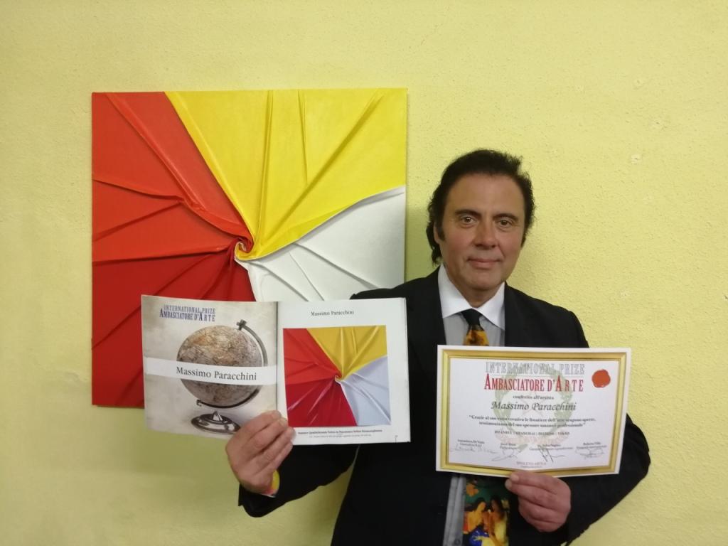 Massimo Paracchini consegue il Premio Internazionale Ambasciatore d'Arte