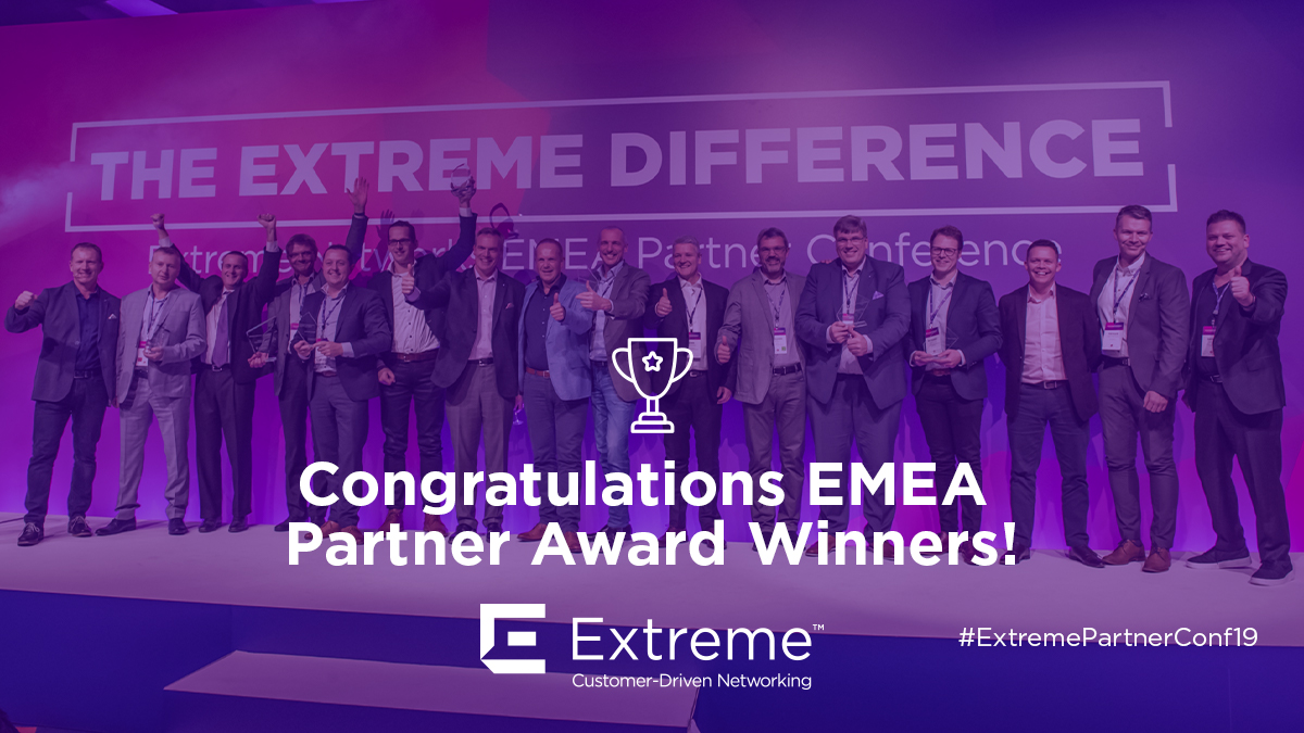 Extreme Networks premia per l'Italia Aditinet e ITI Sistemi alla EMEA Partner Conference di Atene