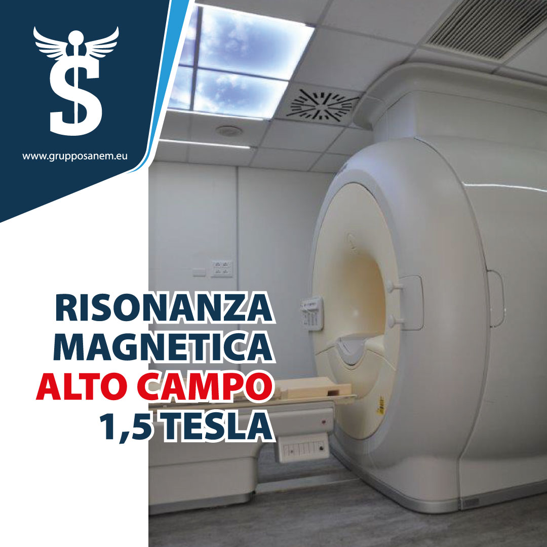 Risonanza magnetica da 1,5 Tesla presso il Poliambulatorio Medical House Vigne Nuove del Gruppo Sanem 
