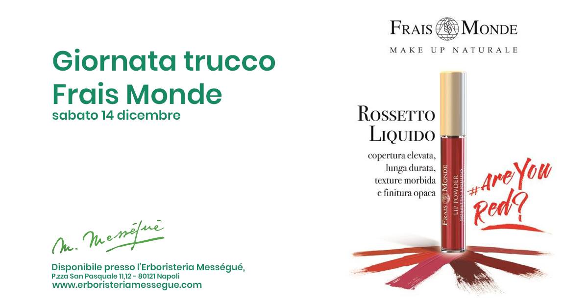 Frais Monde - Giornata trucco con nuovo Red - Rossetto Liquido
