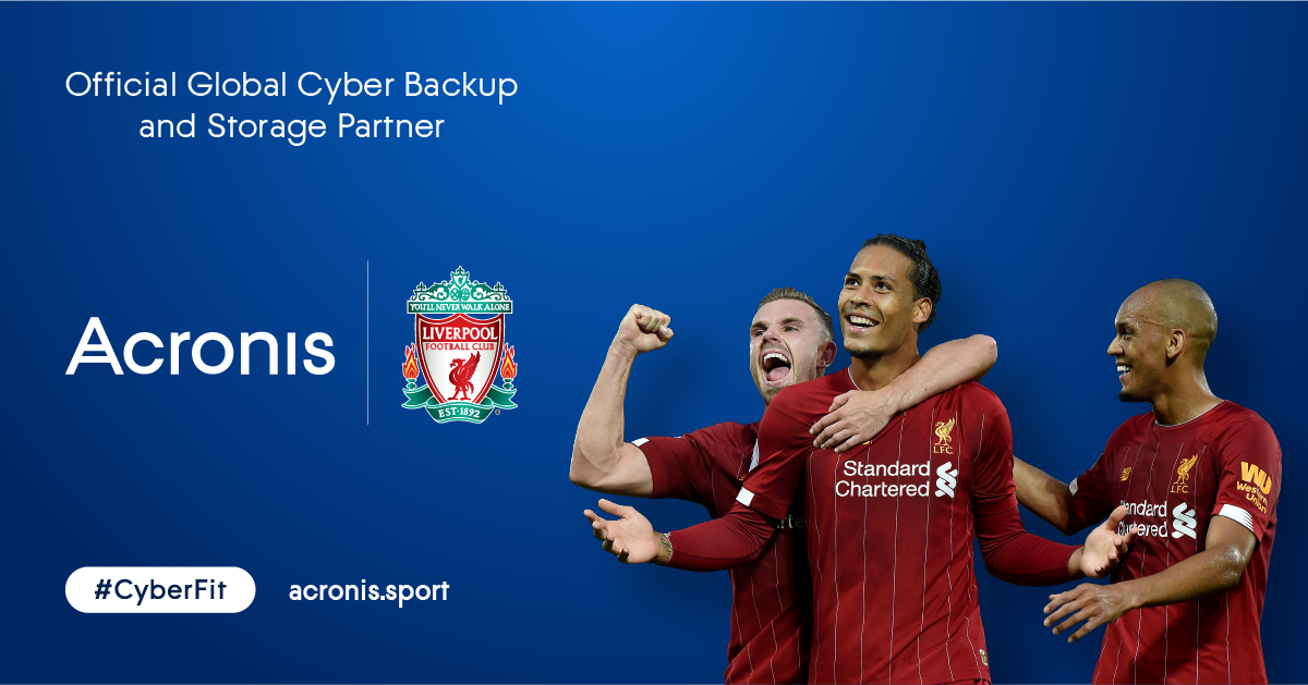 Liverpool Football Club e Acronis: una partnership per garantire alla squadra una protezione informatica completa