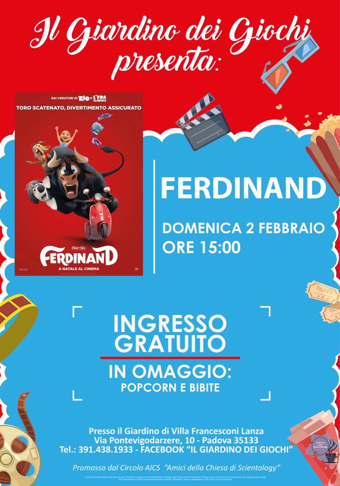 In Villa Francesconi Lanza arriva il divertentissimo toro “Ferdinand”