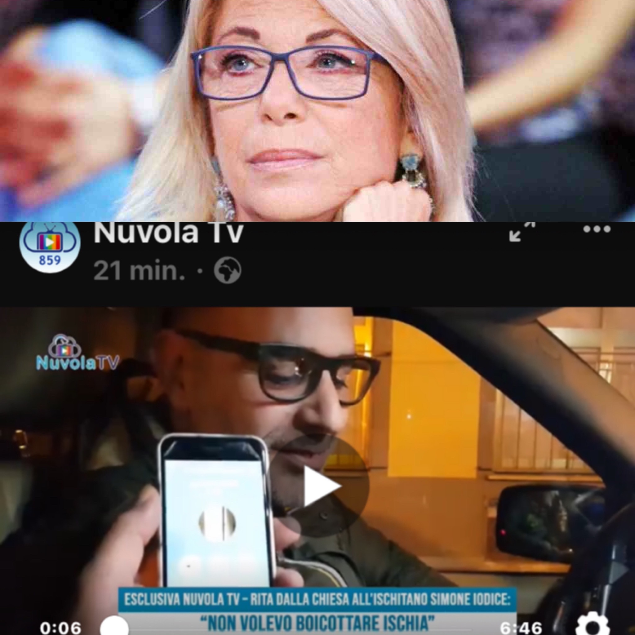 Simone Iodice il designer dei Vip: Rita Dalla Chiesa e’ una Signora,non si e’ permessa di offendere Ischia!!!
