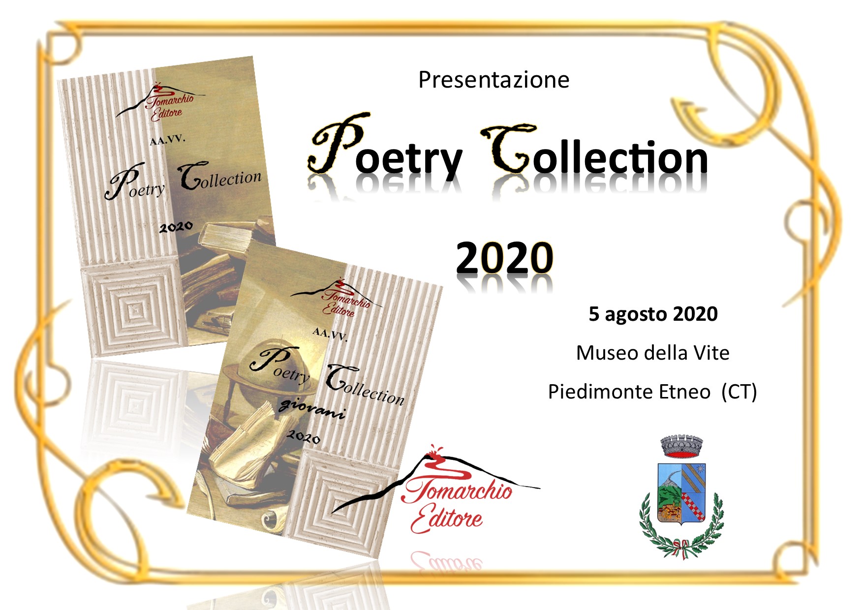 Presentazione dell’antologia poetica Poetry Collection 2020: il 5 agosto a Piedimonte Etneo