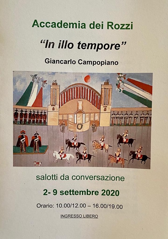 I racconti di Giancarlo Campopiano a Siena , Accademia dei Rozzi