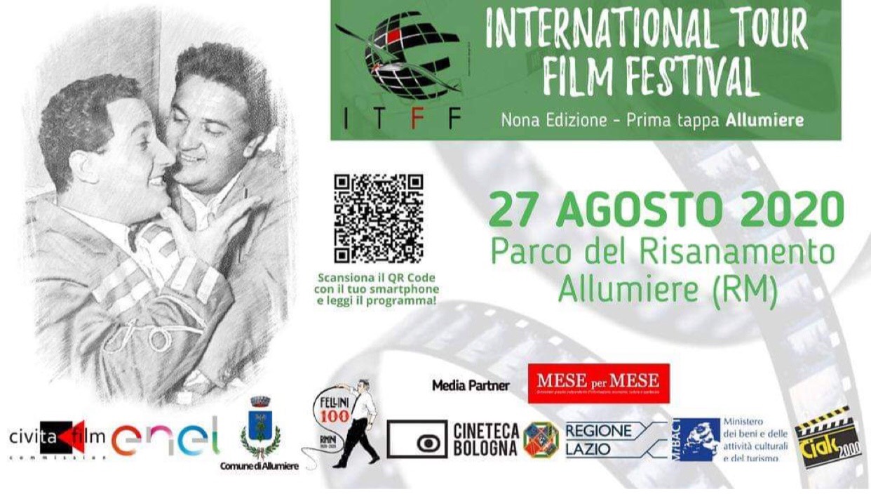 Al via l’International Tour Film Fest con la prima tappa il 27 agosto a Allumiere