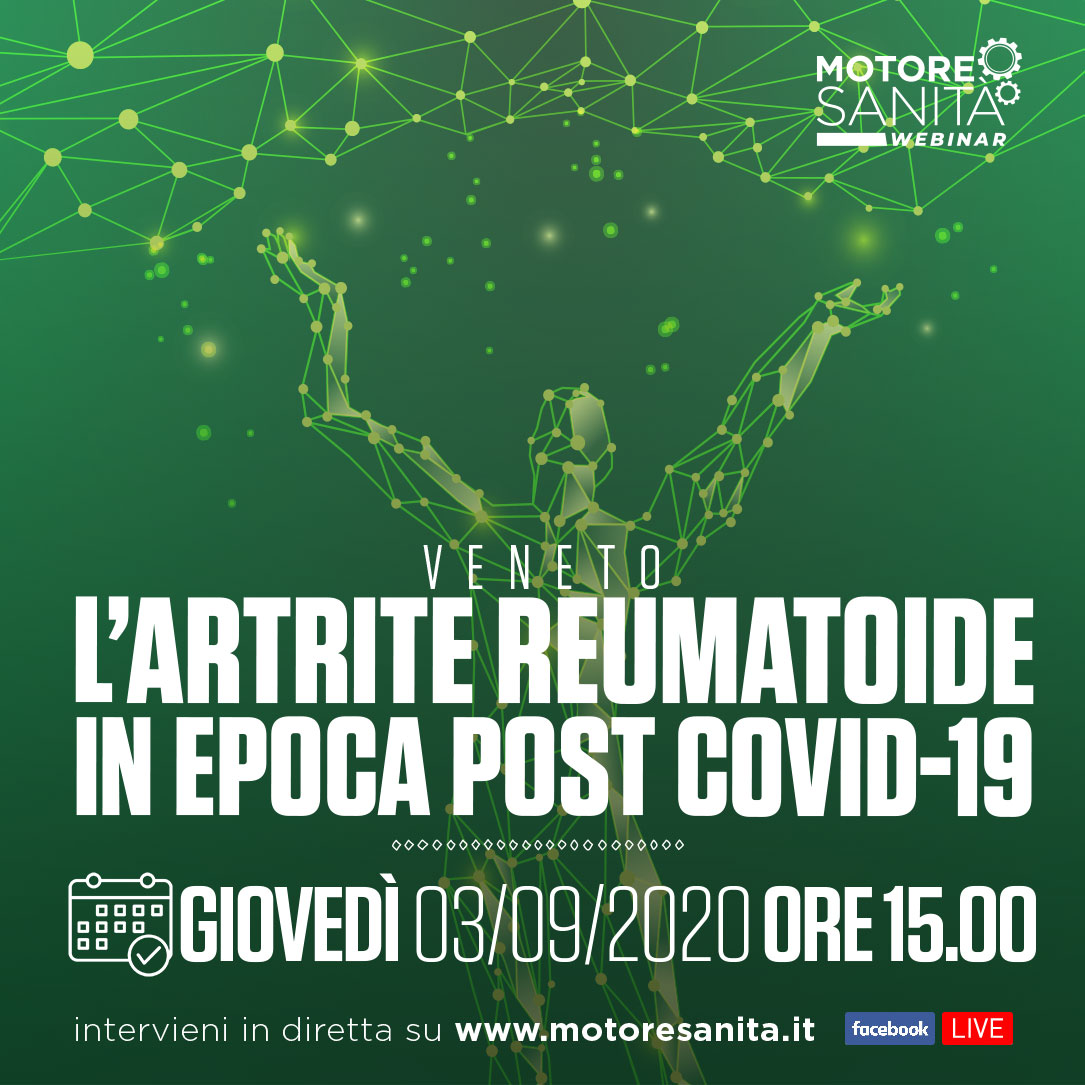 L'artrite reumatoide in epoca post Covid-19 - Veneto, 3 Settembre 2020