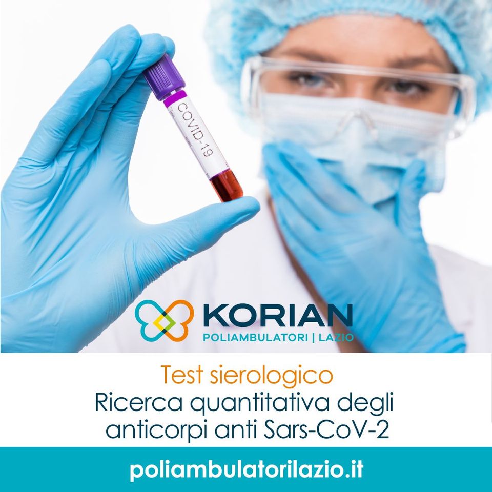 Prenota un test sierologico presso uno dei nostri Poliambulatori | Korian Poliambulatori Lazio