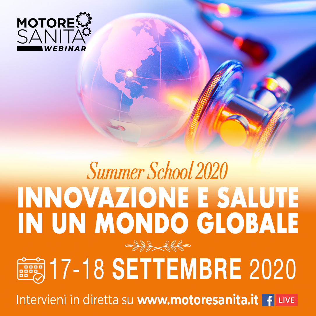 Summer School 2020 Innovazione e salute in mondo globale’ - 17-18 Settembre, ORE 10
