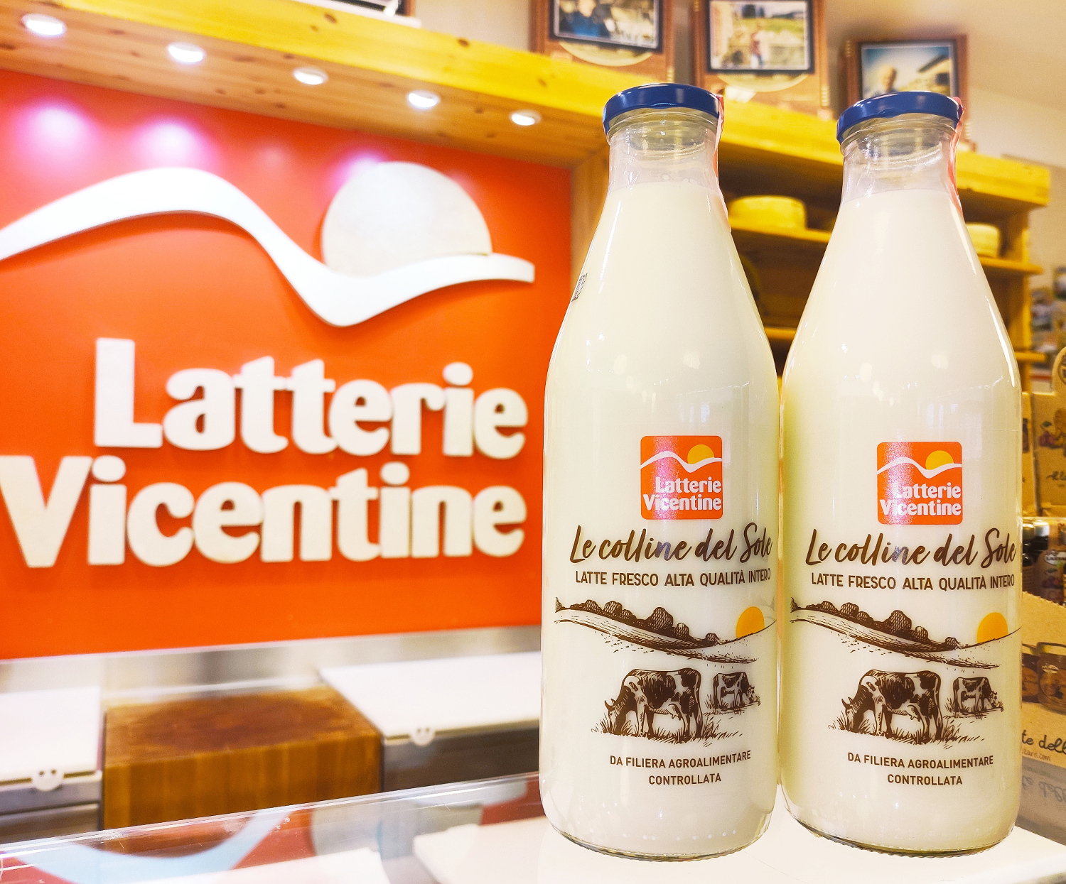 Latte fresco Alta Qualità in bottiglie di vetro: novità in Latterie Vicentine