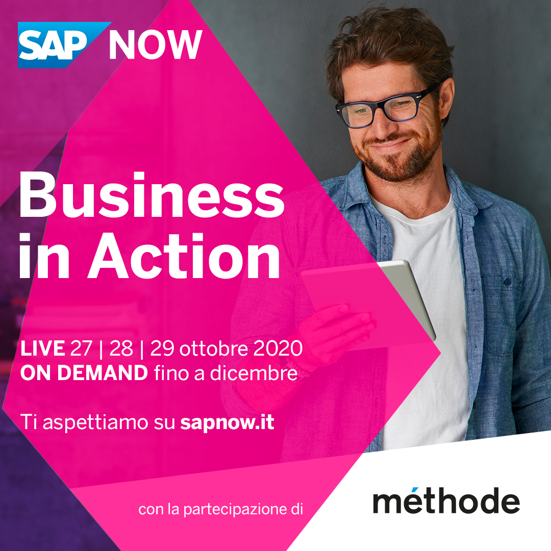 SAP NOW DAYS 2020 - La parola d’ordine è Business in Action!
