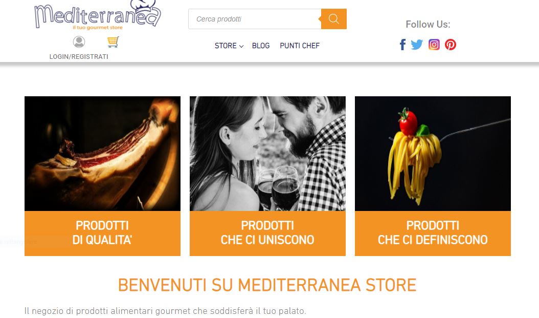 Mediterraneastore.com, solo eccellenze dell’alta gastronomia italiana