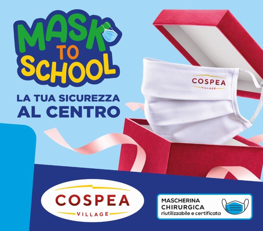 Il Centro Commerciale Cospea Village presenta “MASK TO SCHOOL”