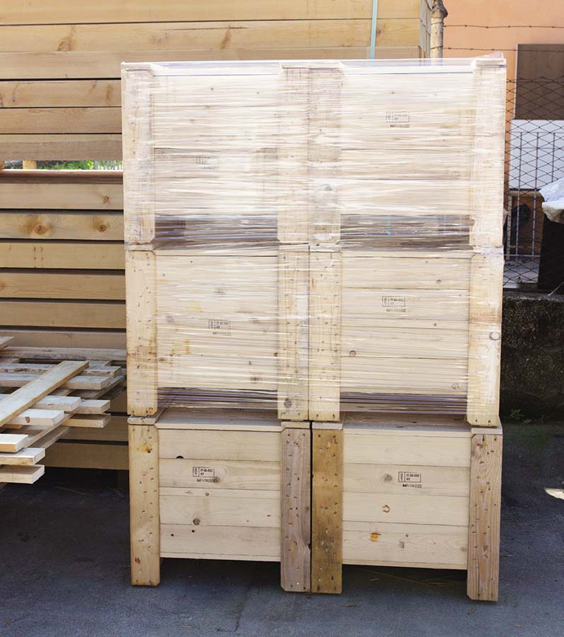 Le tipologie di imballo in legno per spedizioni e stoccaggio