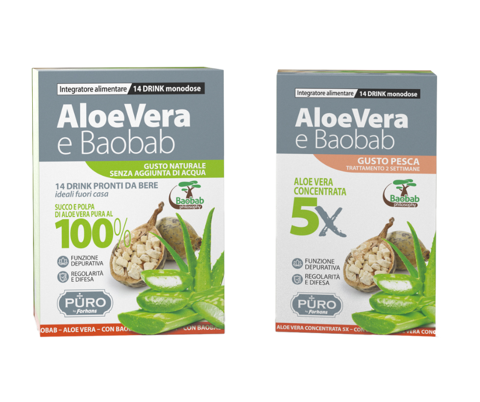 Aloe Vera e Baobab il super drink del benessere 