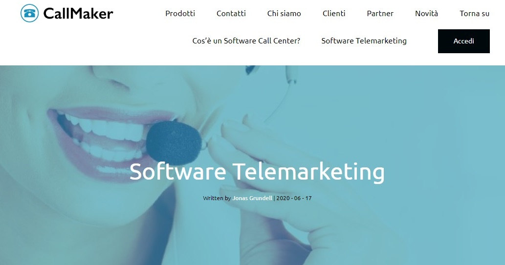 Le funzionalità dinamiche del software telemarketing