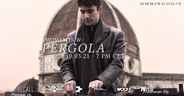 Pequod Acoustics partner di Recall: moments w/ Pergola, il 10/3 a Palazzo Pucci - Firenze, dalle 19