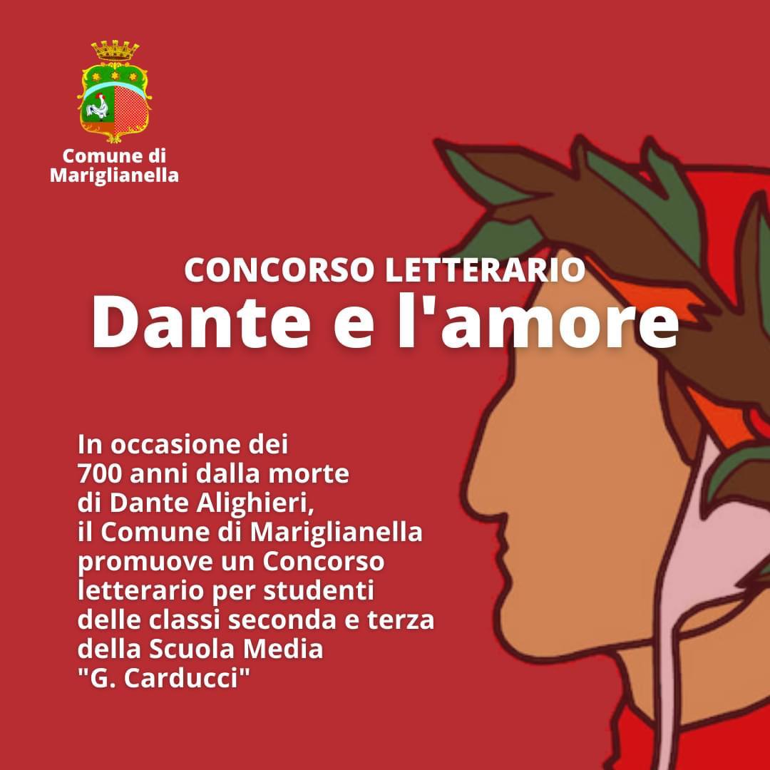 -Mariglianella, Amministrazione Comunale promuove Concorso letterario per il Settecentenario della morte di Dante Alighieri”.