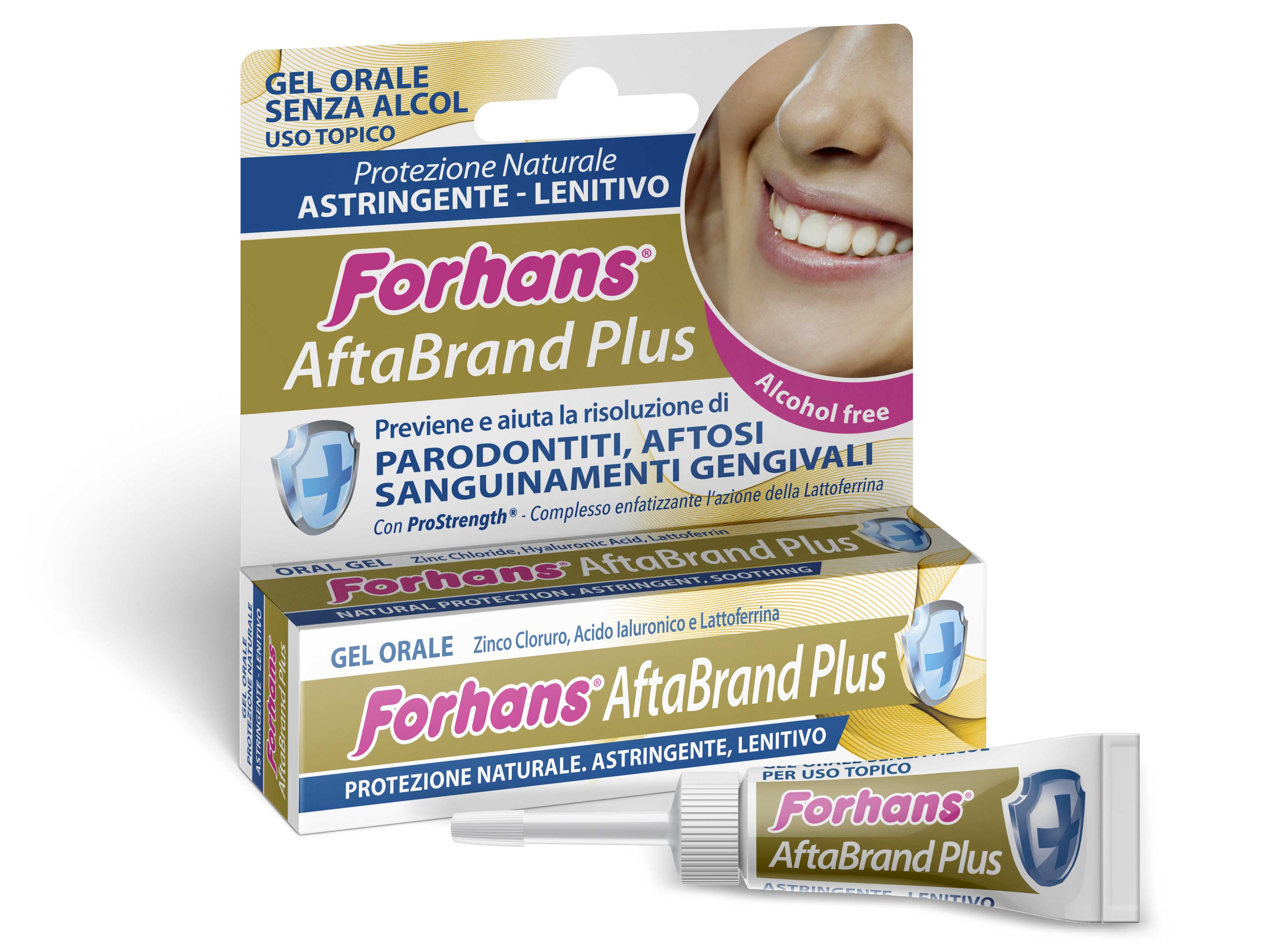Forhans lancia AftaBrand Plus il nuovo gel orale che contrasta le più comuni problematiche del cavo orale