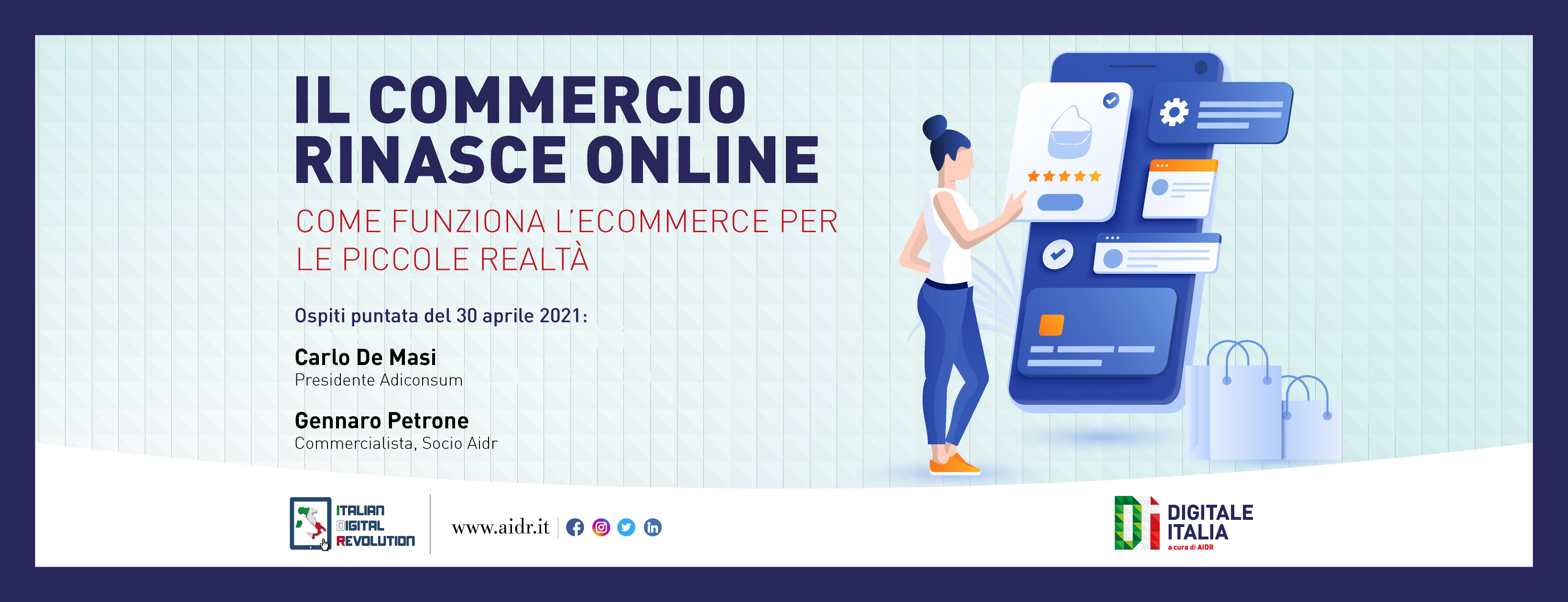 L’E-commerce per il rilancio dell’economia, approfondimento a Digitale Italia