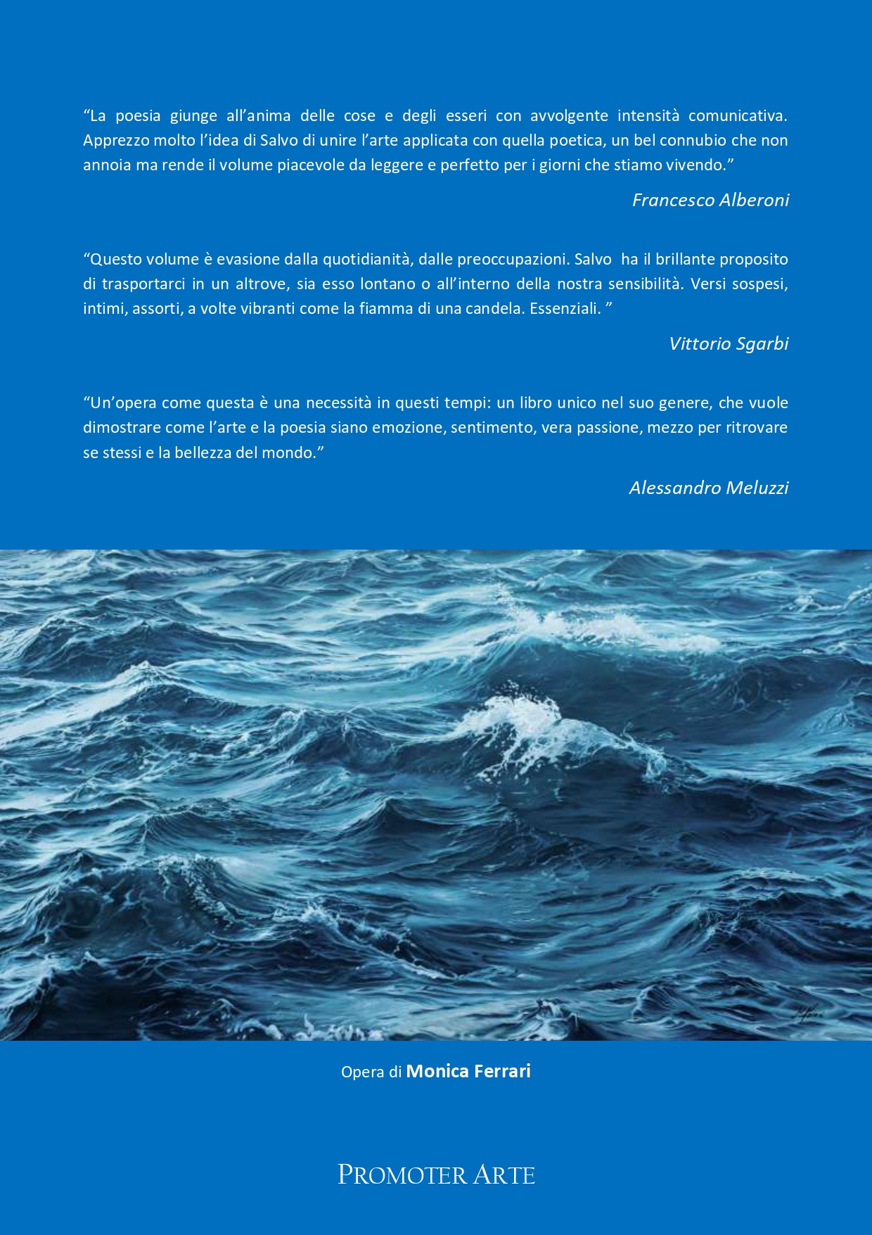 “La Poesia e l’Arte”: in quarta di copertina del nuovo libro di Salvo Nugnes l’opera di Monica Ferrari