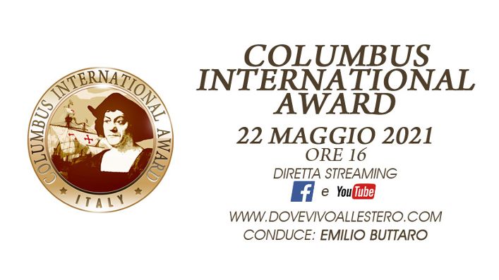 Il Columbus International Award il 22 maggio in diretta streaming sul portale DOVE 