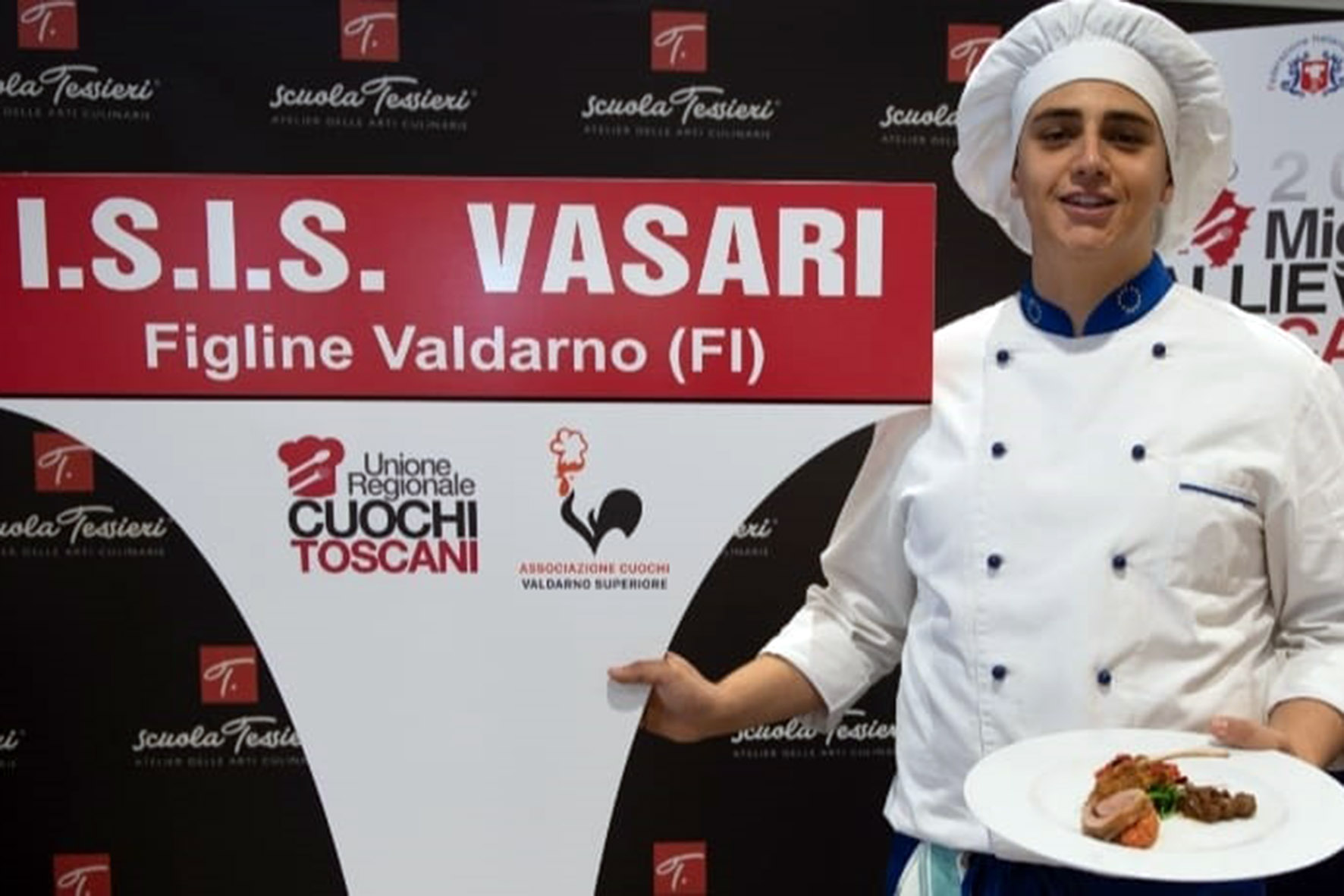 Uno studente del “Vasari” di Figline Valdarno è il miglior allievo-cuoco toscano
