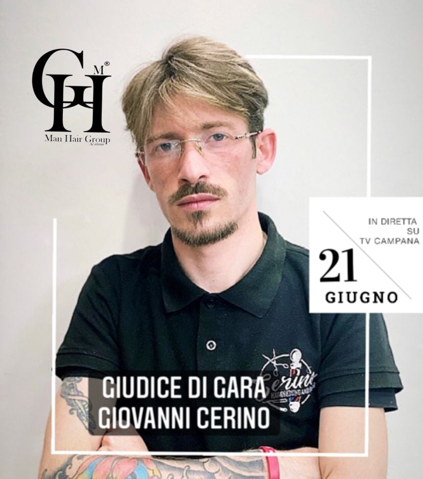 Hair dressing and barber, Giovanni Cerino giudice in Contest in onda su ”Tv Campane”