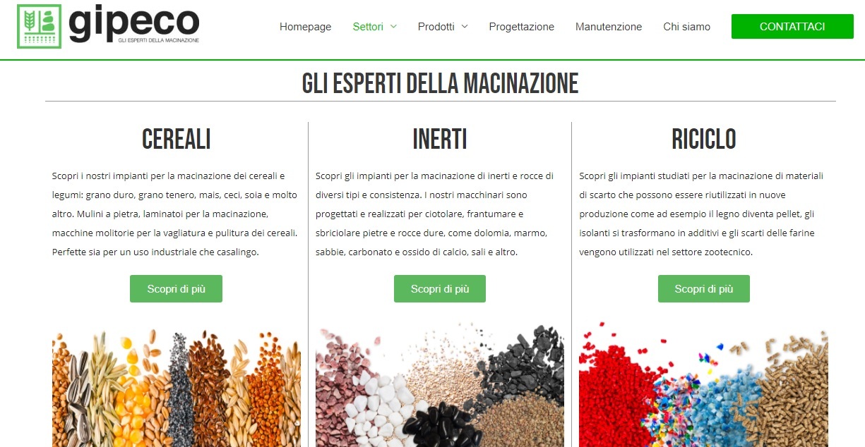 Gipeco.it, la massima qualità del made in Italy nella macinazione e non solo