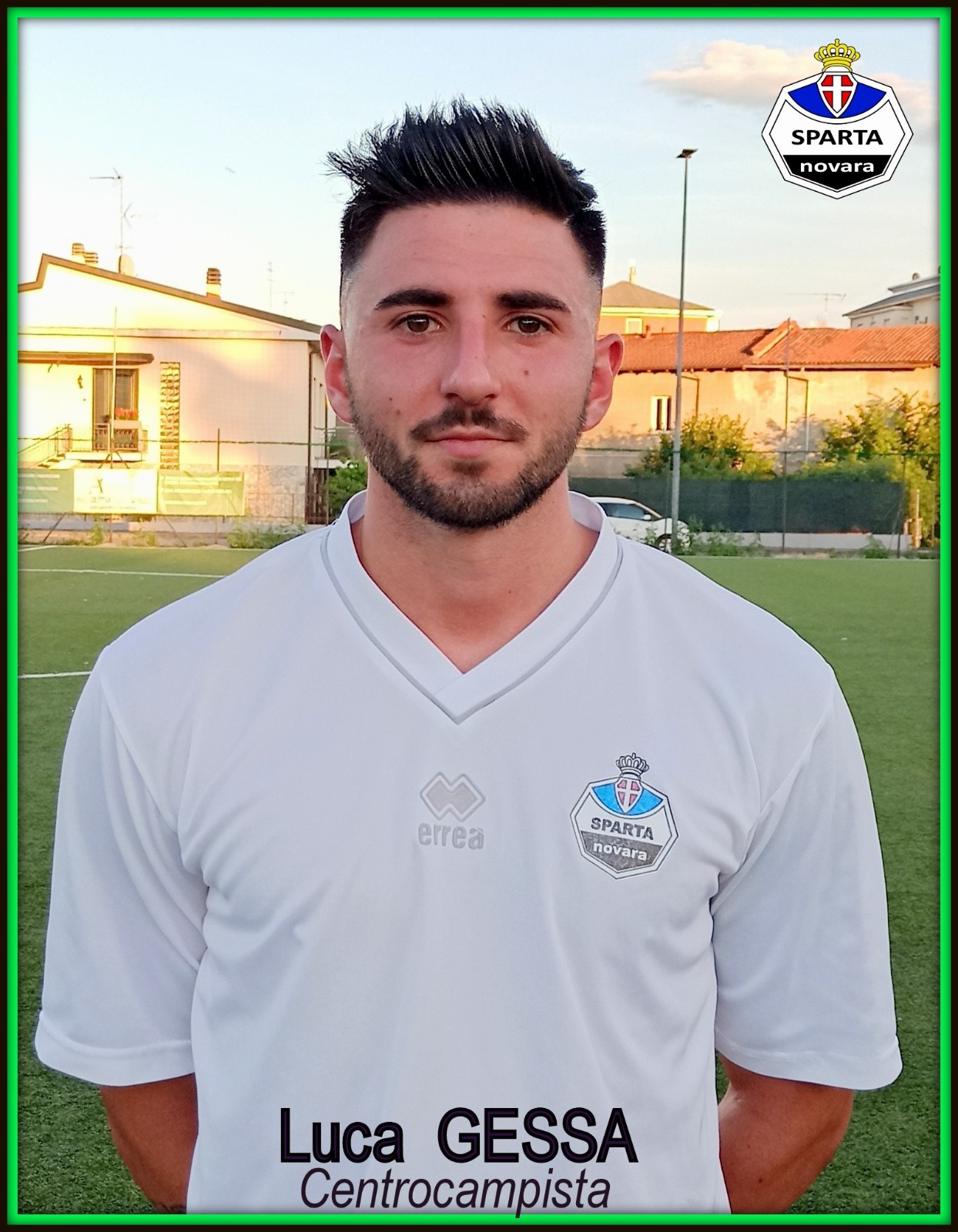 Luca Gessa vestirà la maglia bianconera dell’A.S.D. Sparta Novara in Promozione