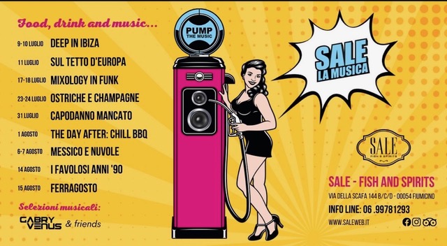  SALE... la Musica - Fiumicino by Gabry Venus & Friends - 17 e 18 luglio 