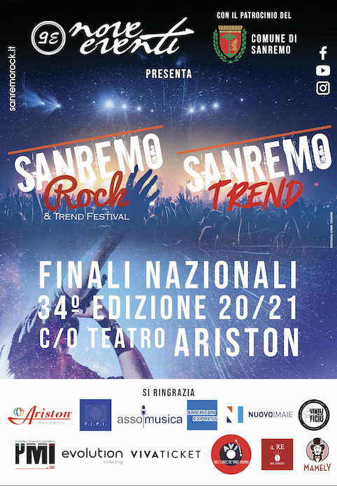 Foto 1 - Iniziano a Sanremo le fasi finali nazionali e la finale del Sanremo Rock & Trend Festival!