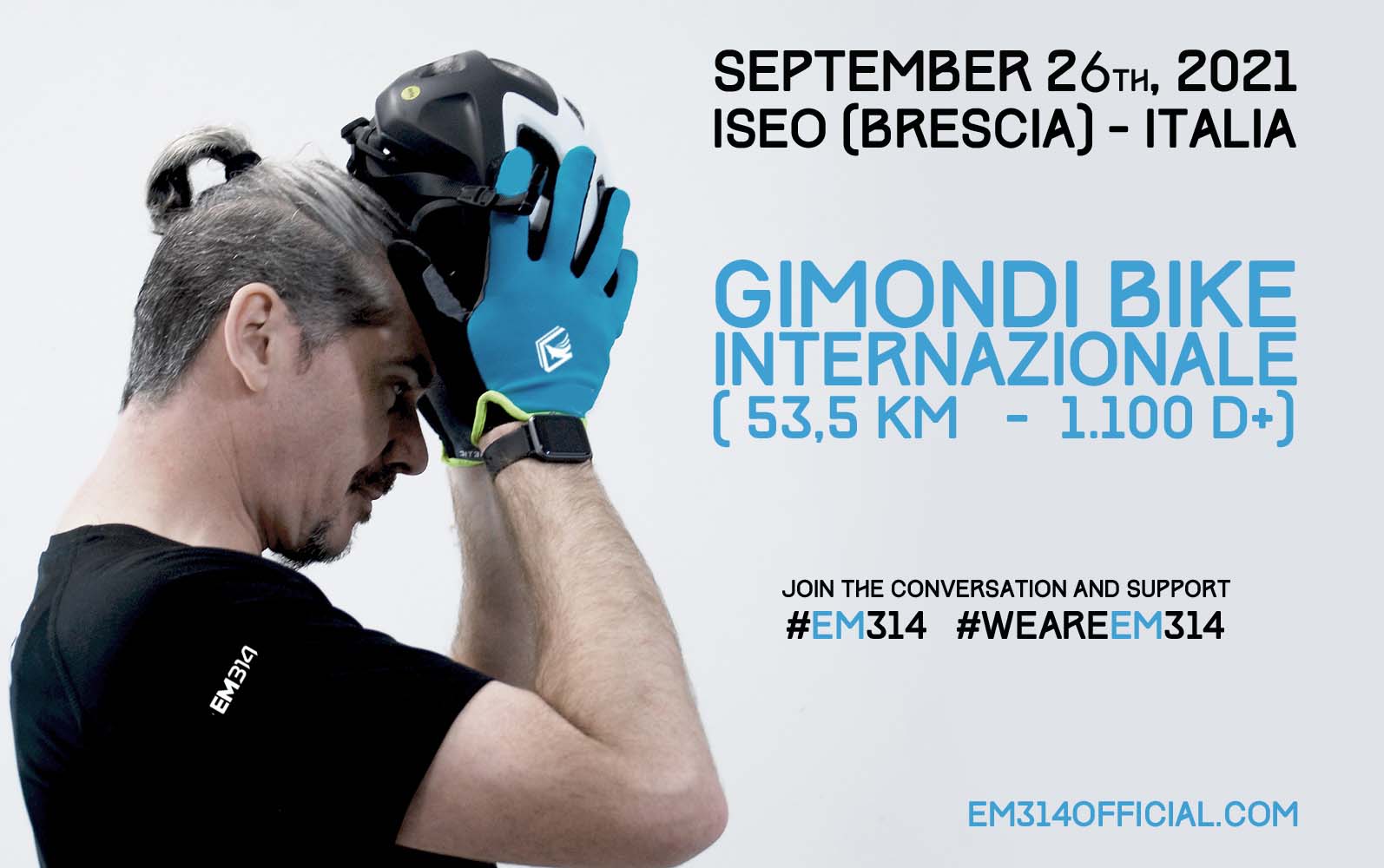Emmanuele Macaluso “EM314” - l’atleta più green d’Italia - partecipa alla Gimondi Bike Internazionale