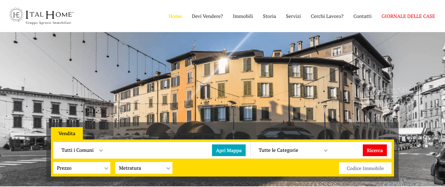Arriva Online il nuovissimo portale di Ital-Home: l’Agenzia Immobiliare a Bergamo