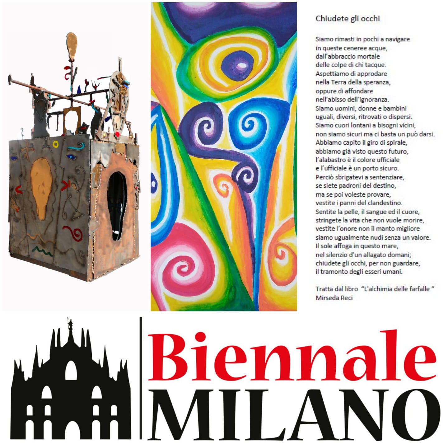 Salvo Nugnes presenta alla prestigiosa Biennale Milano le opere di talentuosi artisti come Maquignaz, Reci e Rossi