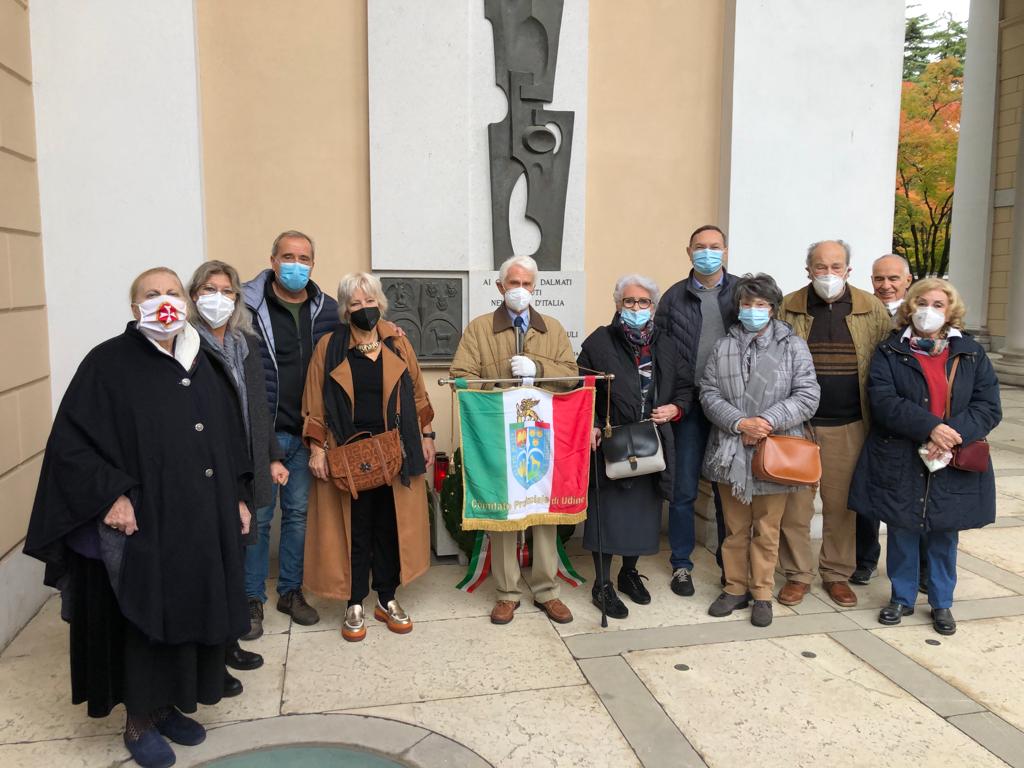 Fidca e ANVGD di Udine ricordano il sacrificio dei Profughi ed il 4 novembre.