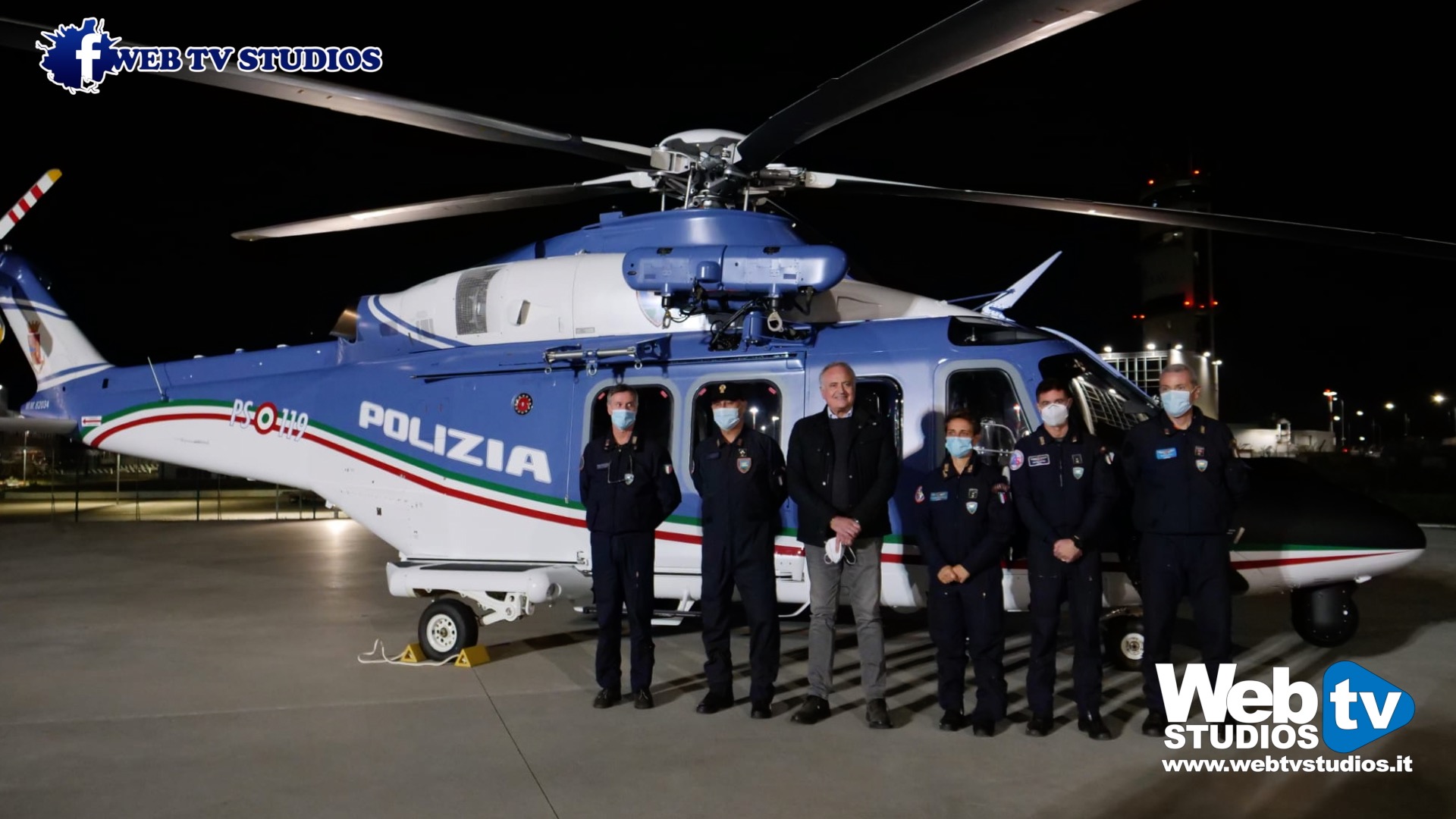 Venezia: Arriva il nuovo elicottero in dotazione alla Polizia di Stato
