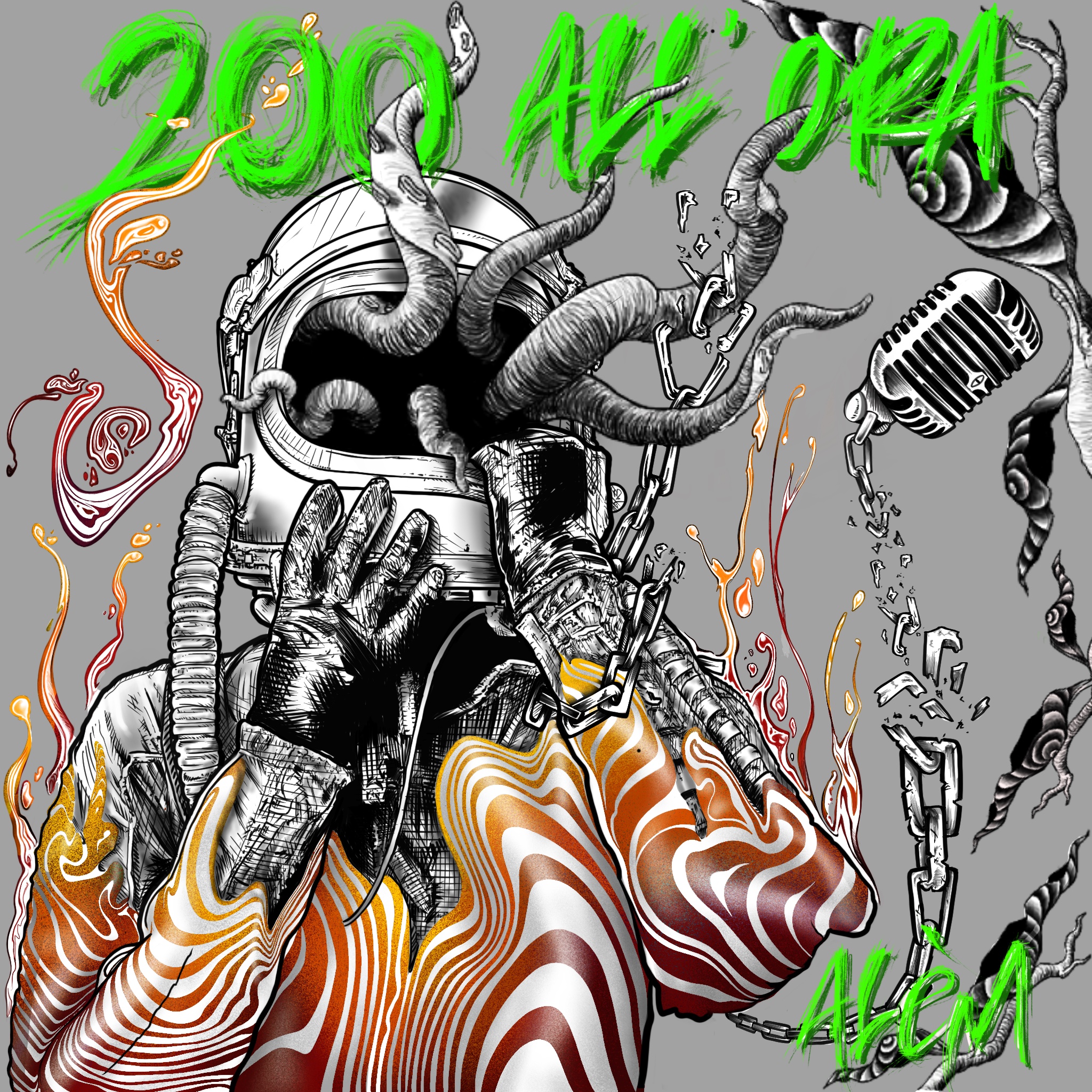 ALÈM “200 all’ora” è il singolo del giovane artista che si pone come il manifesto futurista della generazione z attraverso sonorità punk, rap e trance music