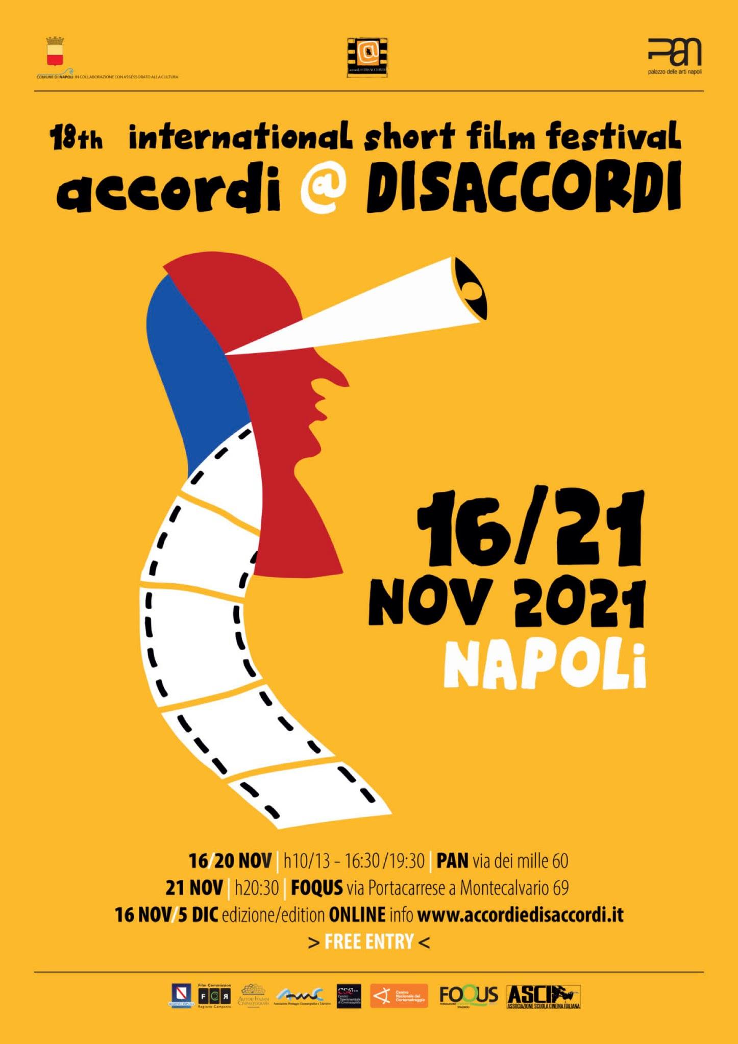 Foto 1 - accordi @ DISACCORDI – Festival Internazionale del Cortometraggio – 18ma Edizione a Napoli