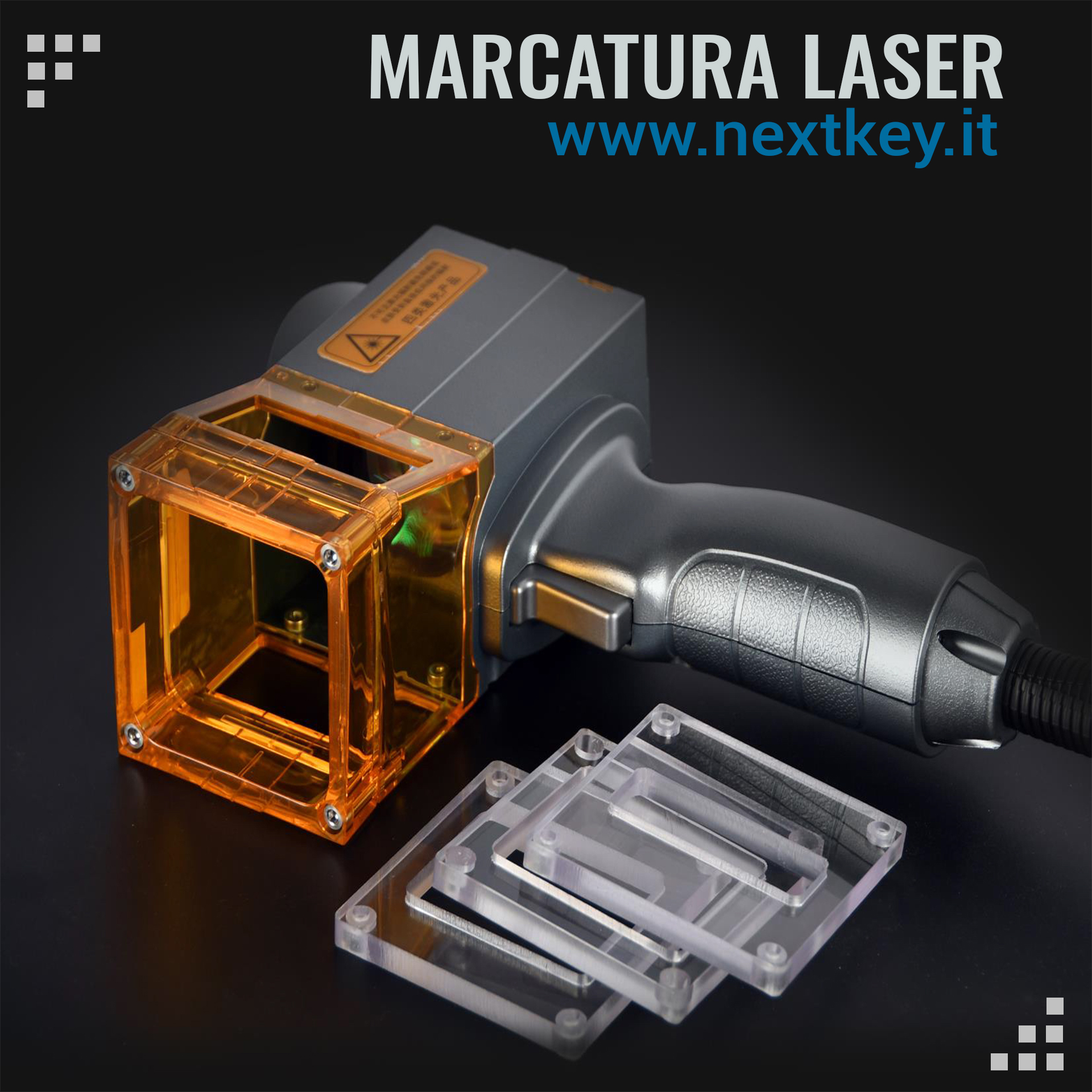 Sistemi di marcatura laser portatile 