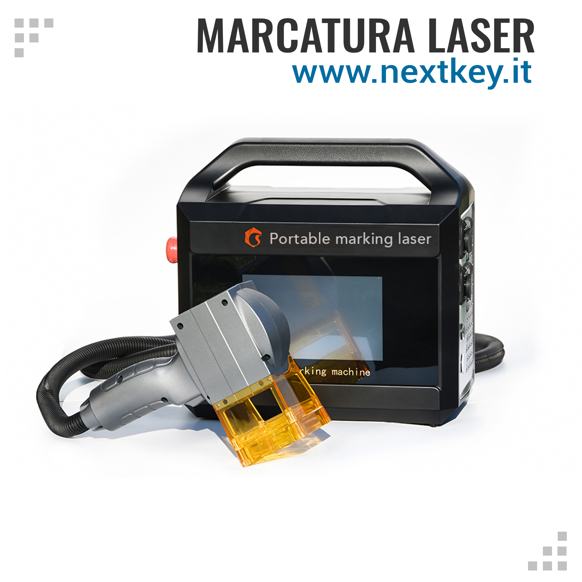 Foto 3 - Sistemi di marcatura laser portatile 