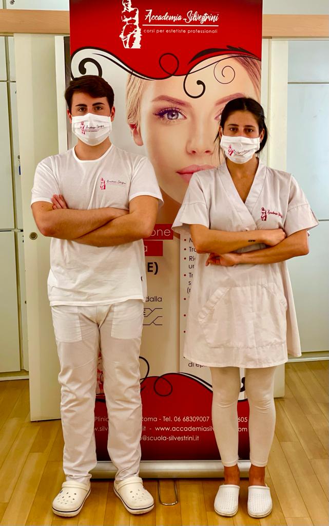 Giulia D’Ascenzi e Francesco Ruggeri, allievi dell’Accademia Silvestrini nella squadra Dream Massage ® per Sanremo 2022